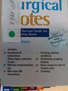 Surgical Notes – A Pocket Survival Guide for the Operating Room